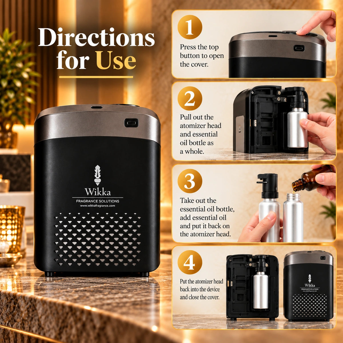 Wikka Small Fragrance Diffuser Machine